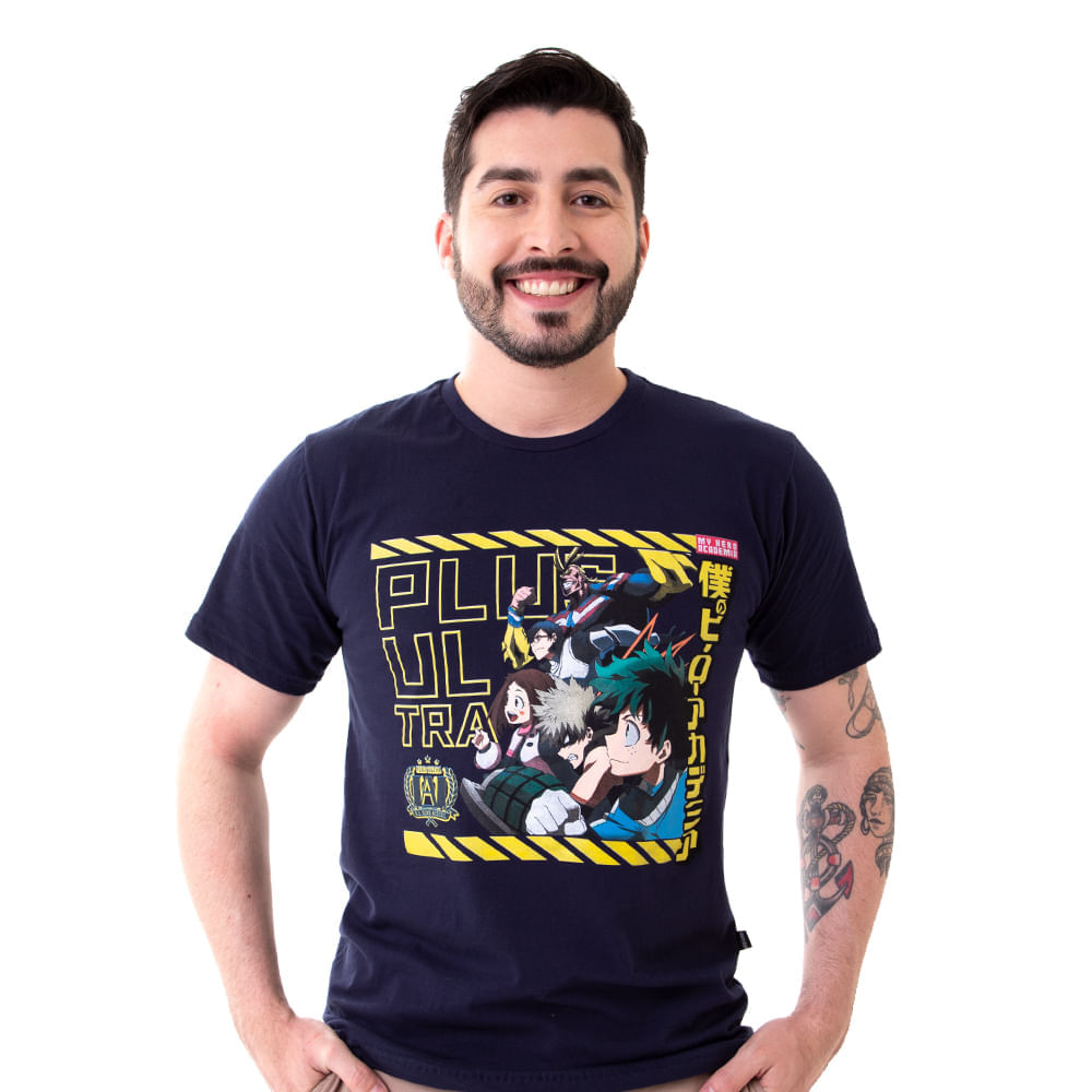 Camisa Camiseta Boku no Hero Academia -Personagens