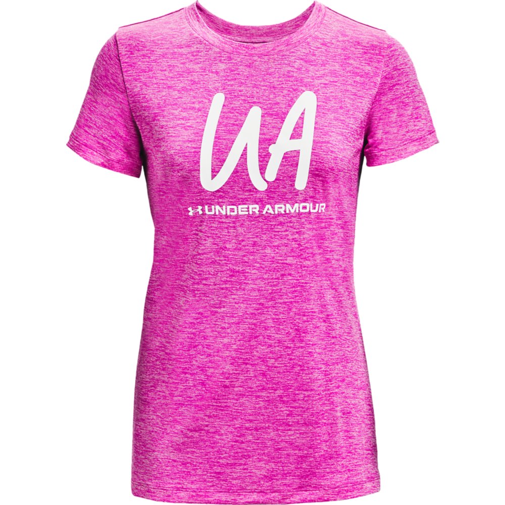 Camiseta de Treino Under Armour Tech SSC Solid BRZ Azul Feminina