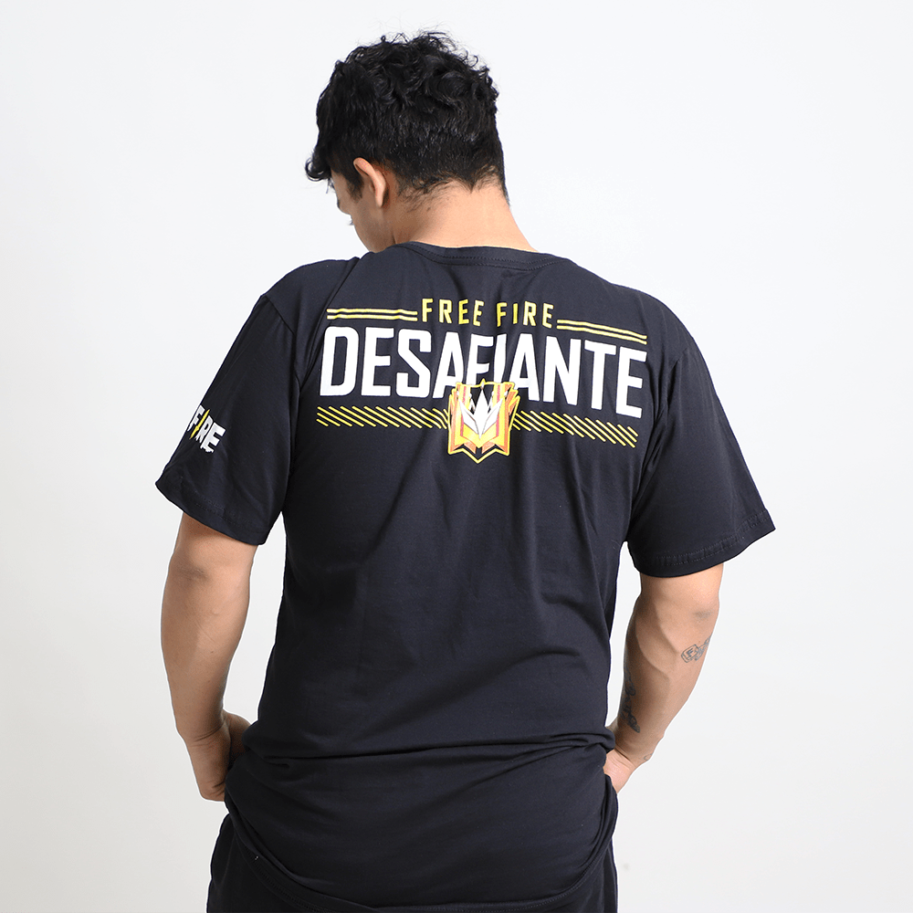 Camiseta Free Fire Desafiante – Preta - Salvador Norte Online