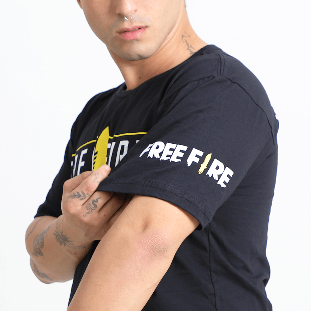 Camiseta Free Fire Desafiante – Preta - Salvador Norte Online